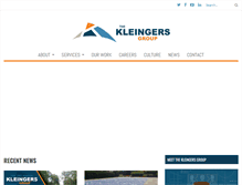 Tablet Screenshot of kleingers.com